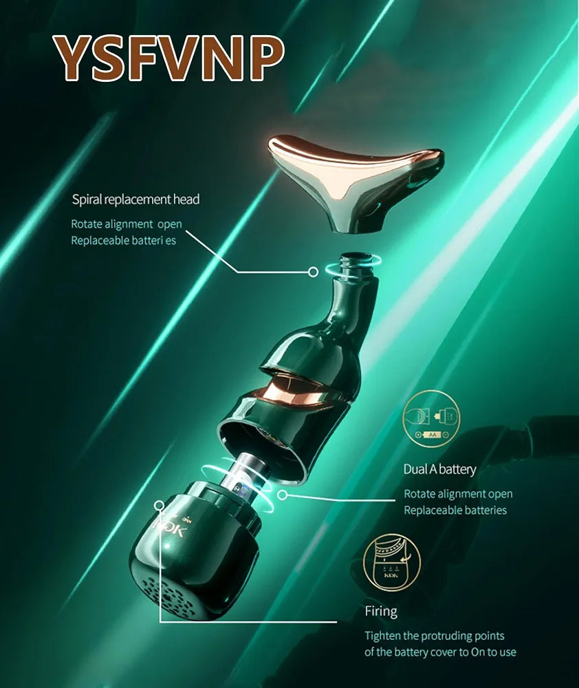 3-in-1 Facial Massager – Face, Neck & Eye Massage Beauty Device