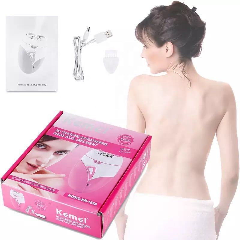 💖 Kemei KM-189A Rechargeable Ladies Epilator – Smooth Hair Removal System