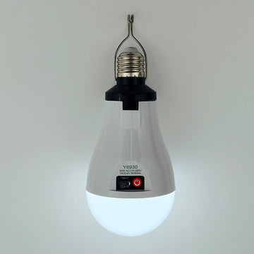 💡 20W Rechargeable Emergency LED Bulb | 3 Light Modes with Hanging Hook