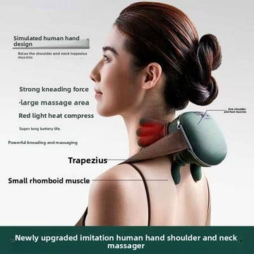 Shoulder & Neck Massager | Rechargeable Deep Tissue Neck Massage Machine