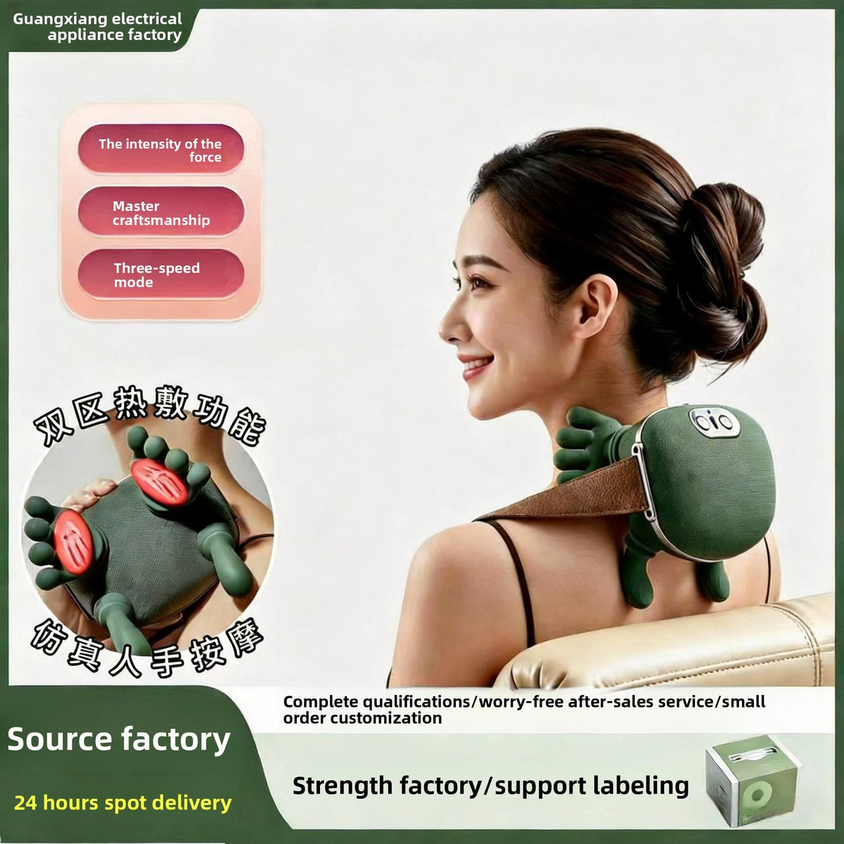 Shoulder & Neck Massager | Rechargeable Deep Tissue Neck Massage Machine