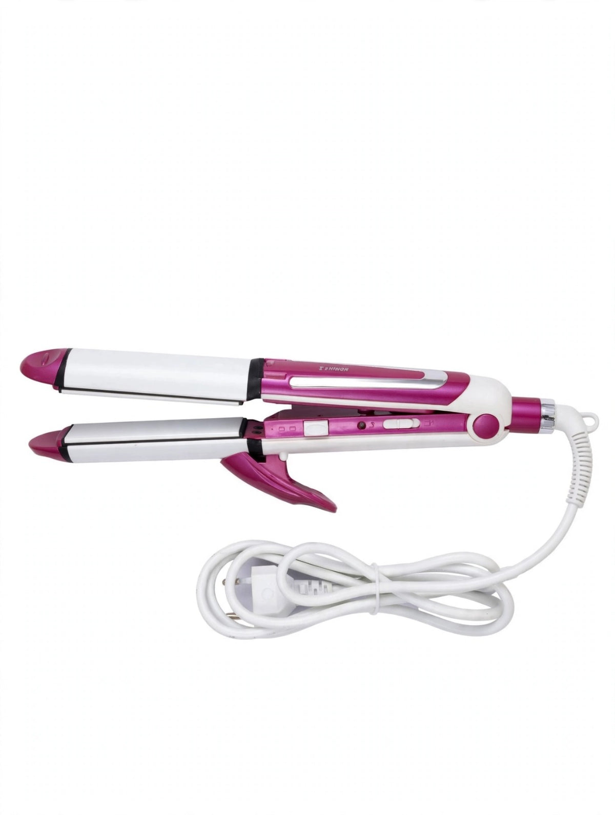 Shinon 3-in-1 Hair Styler - Hair Straightener, Curler & Crimper | Fast Heating Ceramic Styler